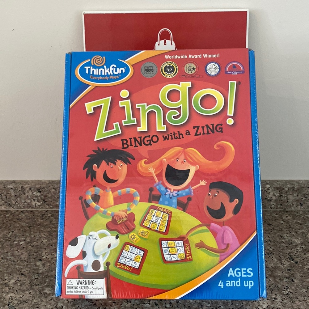 Zingo NEW sealed game bingo with a zing award winner ages 4 and up